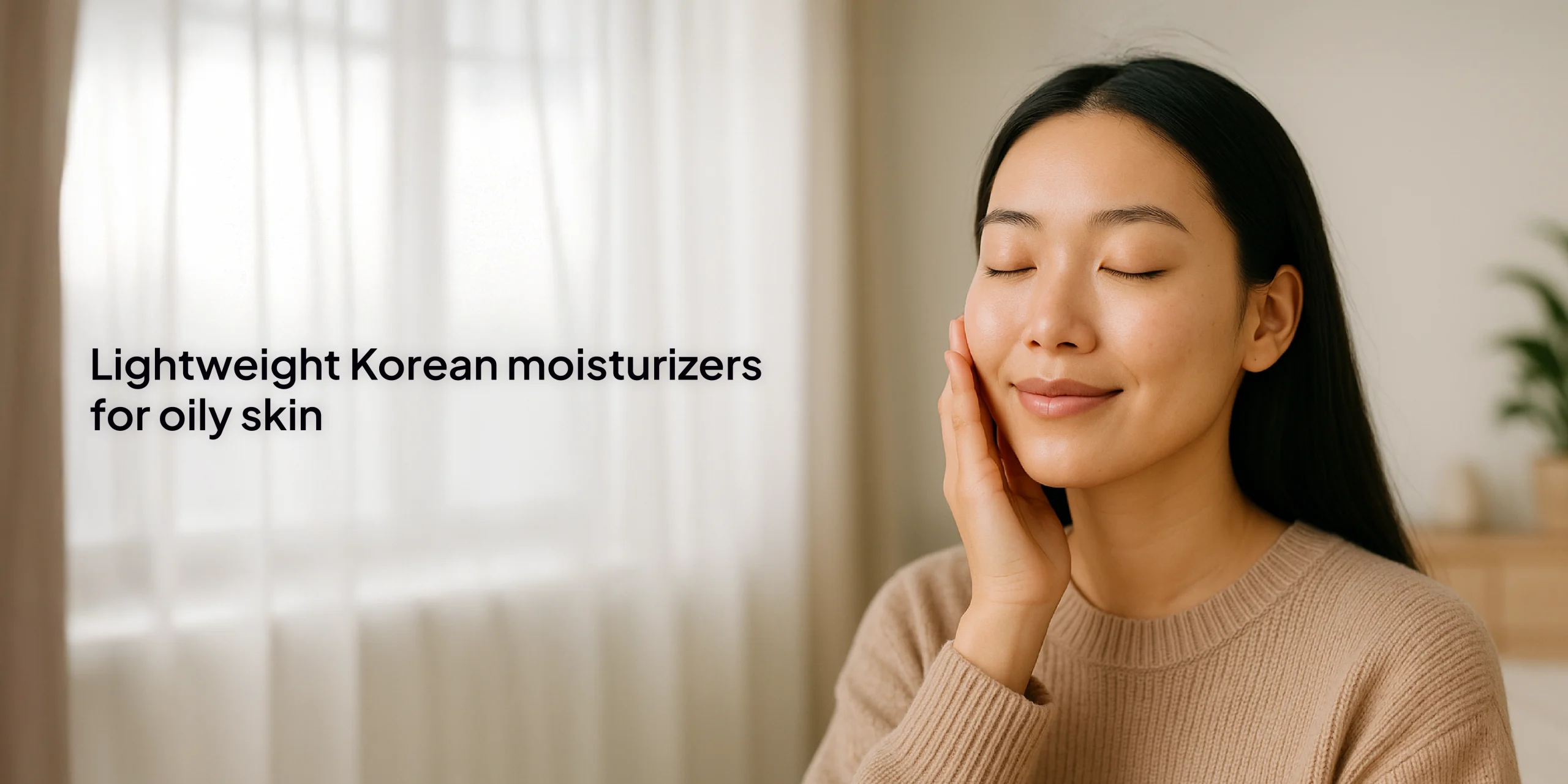 Lightweight Korean moisturizers for oily skin