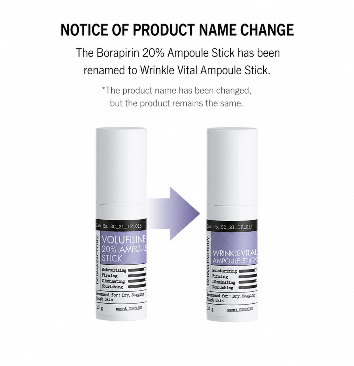 DERMA FACTORY Volpilin 20% Ampoule Stick | Best K-Beauty Skincare