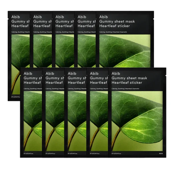 Gummy Sheet Mask Heartleaf Sticker