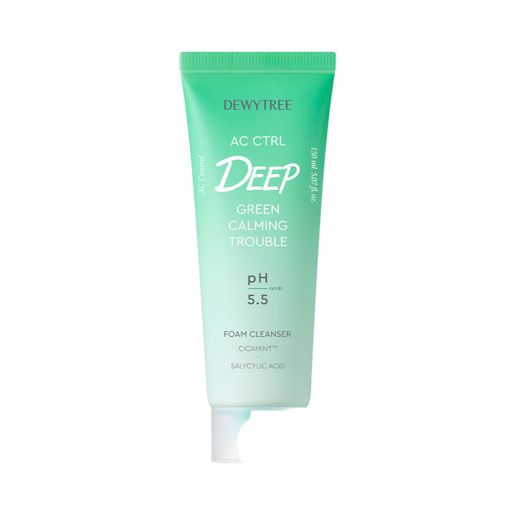 AC Control Deep Green Calming Trouble Foam Cleanser