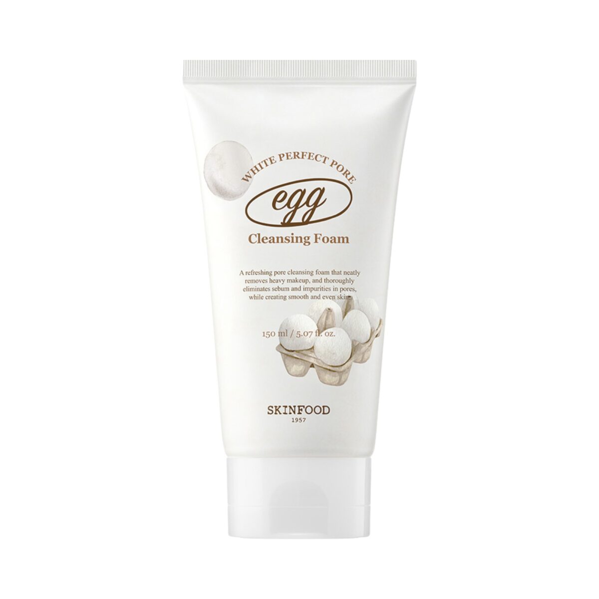 Egg White Perfect Pore Cleansing Foam - 150ml, 2packs