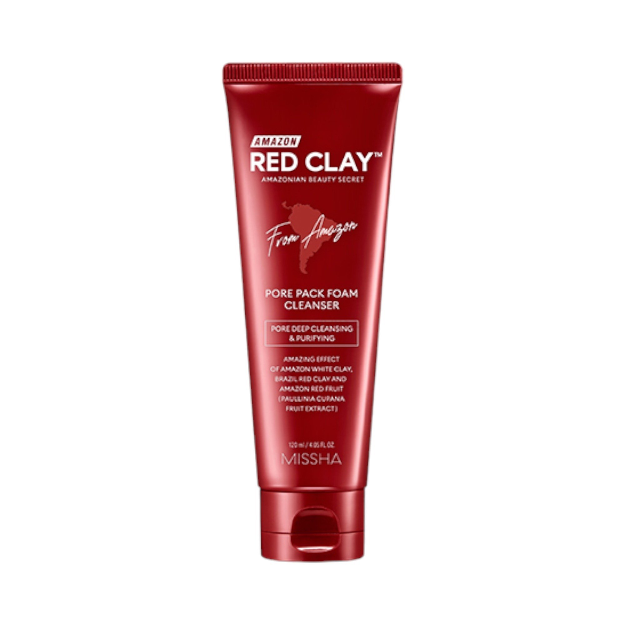 Amazon Red Clay and Pore Pack Foam Cleanser