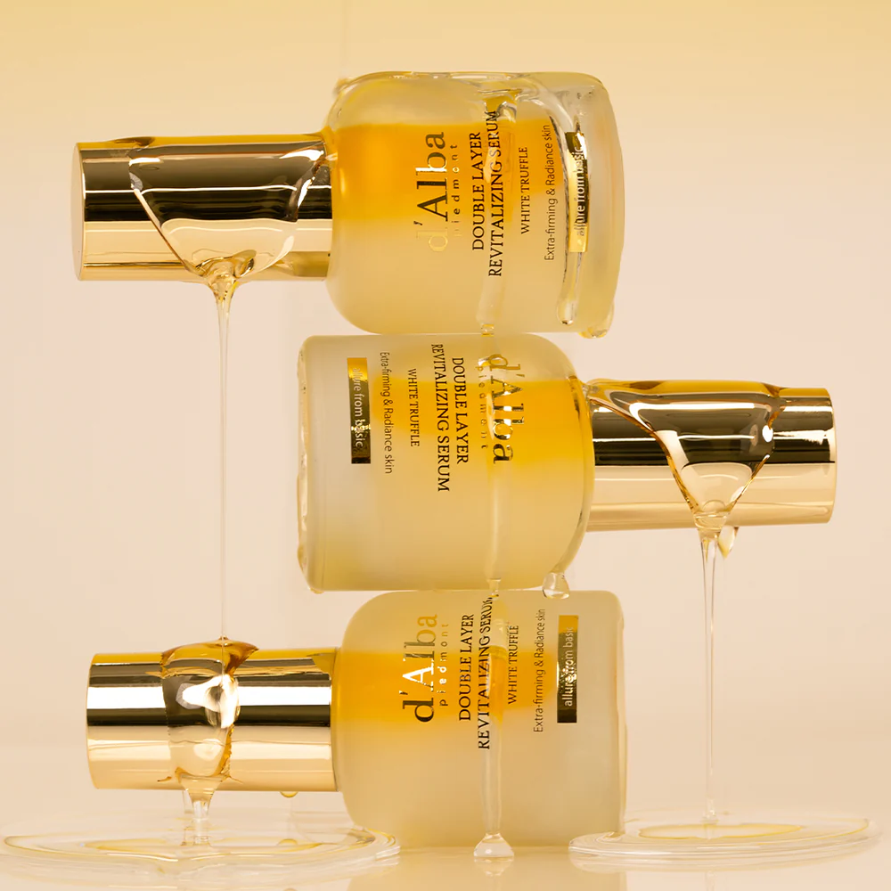 White Truffle Double Layer Revitalizing Serum + Double Serum and Cream + Gift Bag - Image 11
