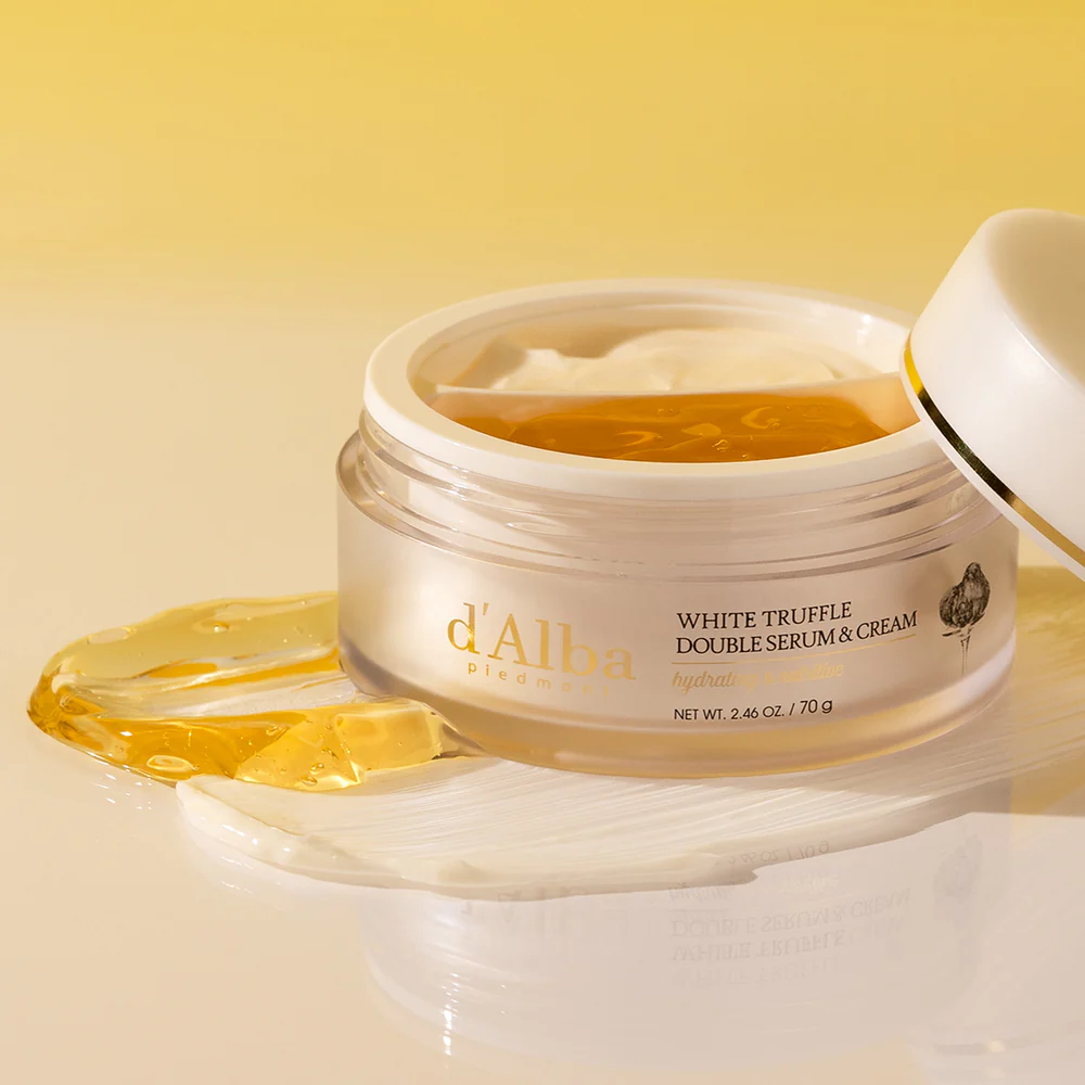 White Truffle Double Layer Revitalizing Serum + Double Serum and Cream + Gift Bag - Image 13