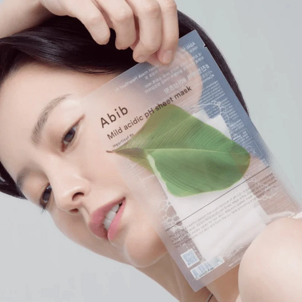 Mild Acidic PH Sheet Mask Heartleaf Fit, 10ea - Image 3