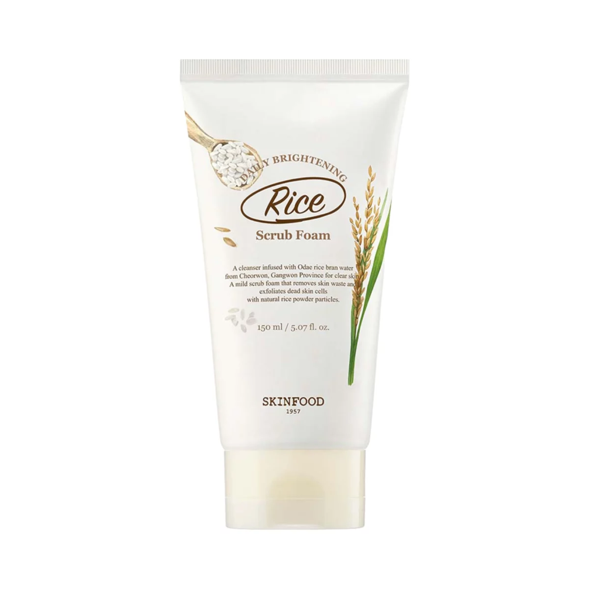 Rice Daily Brightening Scrub Foam