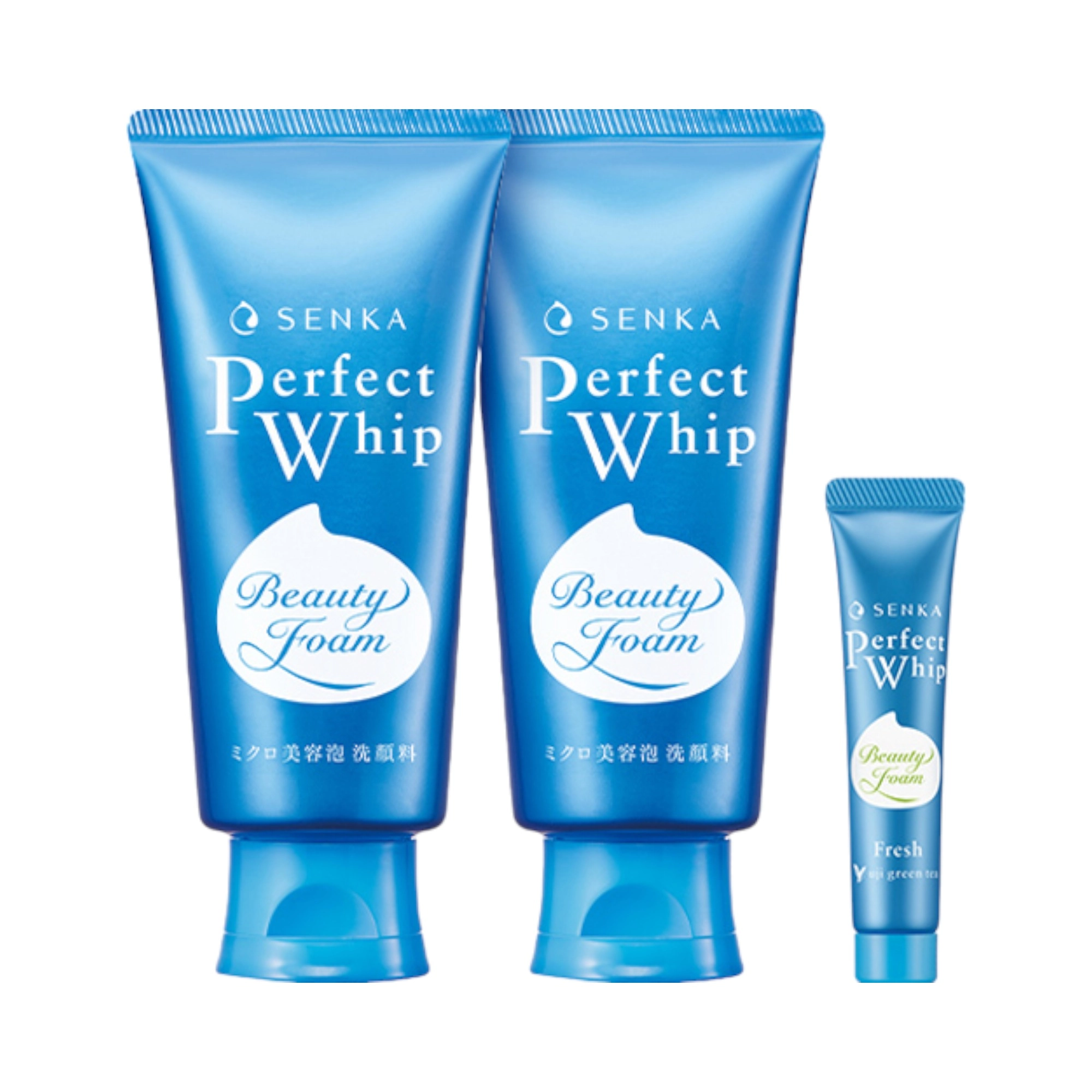 Perfect Whip Facial Wash Cleansing Foam 120g 2p + Cleansing Foam 15g