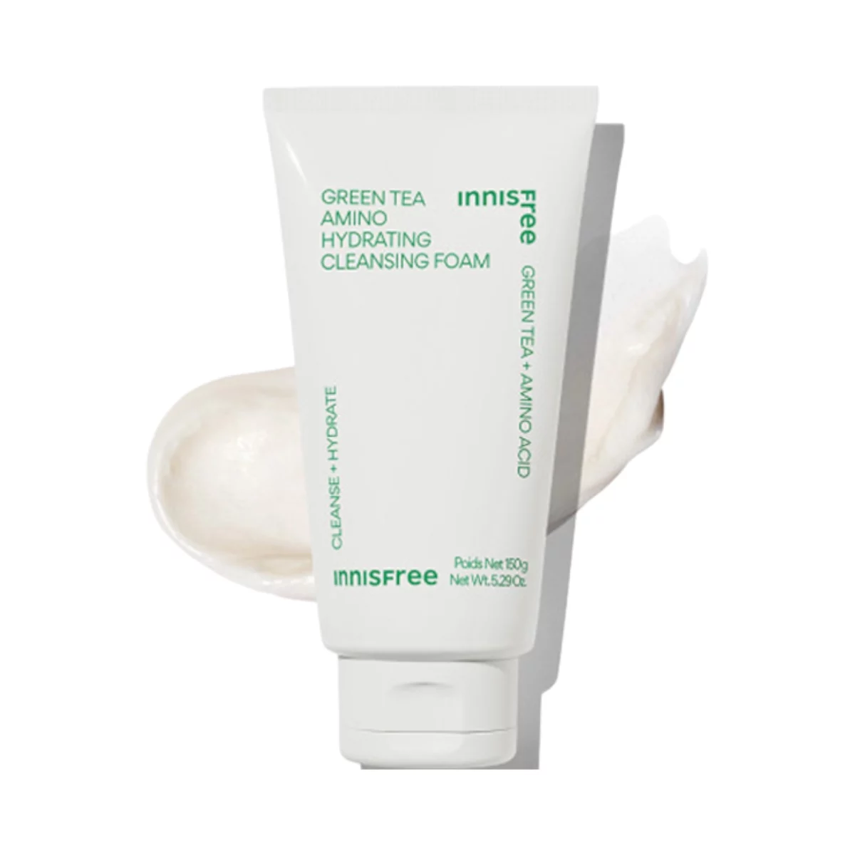 Green Tea Moisture Amino Cleansing Foam - 150g, 3packs