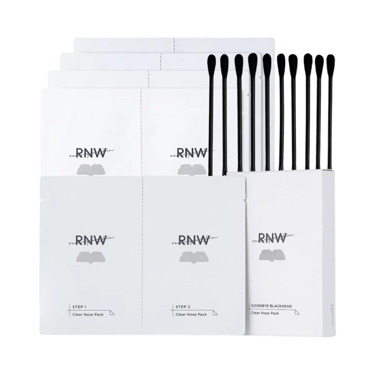 Two-Step Clear Knows Blackhead Soothing Nose Pack - 5ea, 1pack