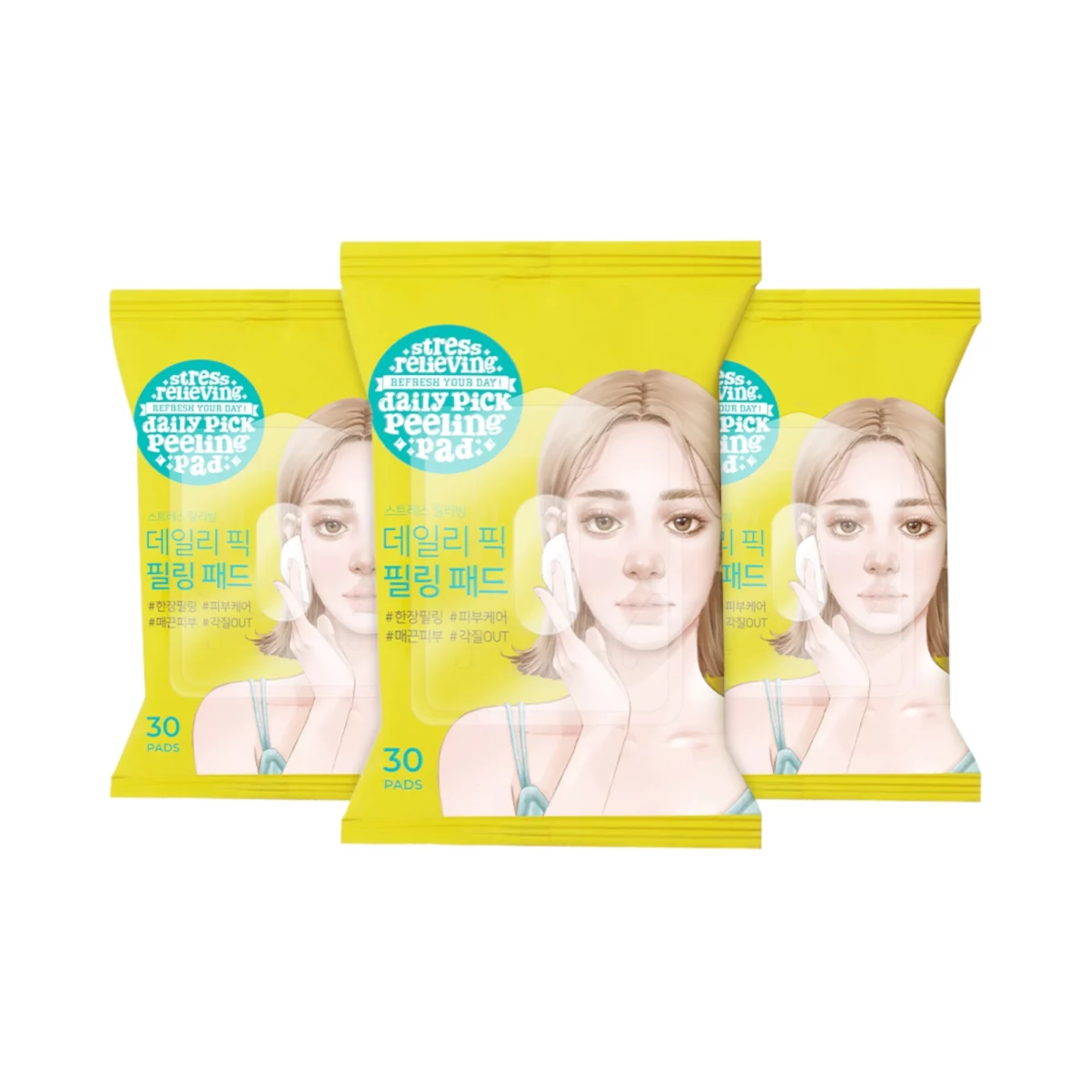 Daily Pick Peeling Pads 30 Sheets - 30ea, 3packs