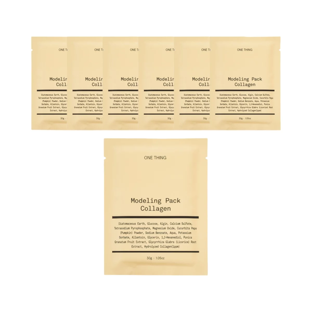 Collagen Modeling Pack 30g - 1ea, 7packs
