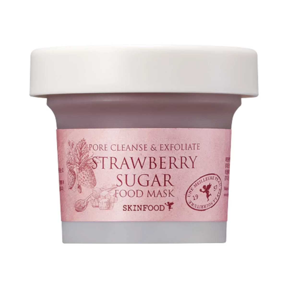 Strawberry Sugar Food Mask 120g - 1ea, 1pack