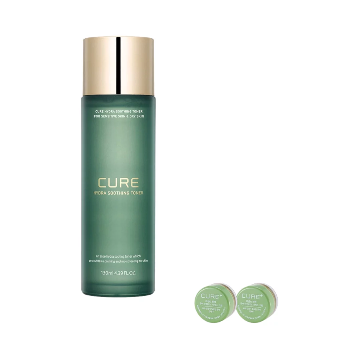 Cure Hydra Soothing Toner 130ml + 2 Types Experience Kit