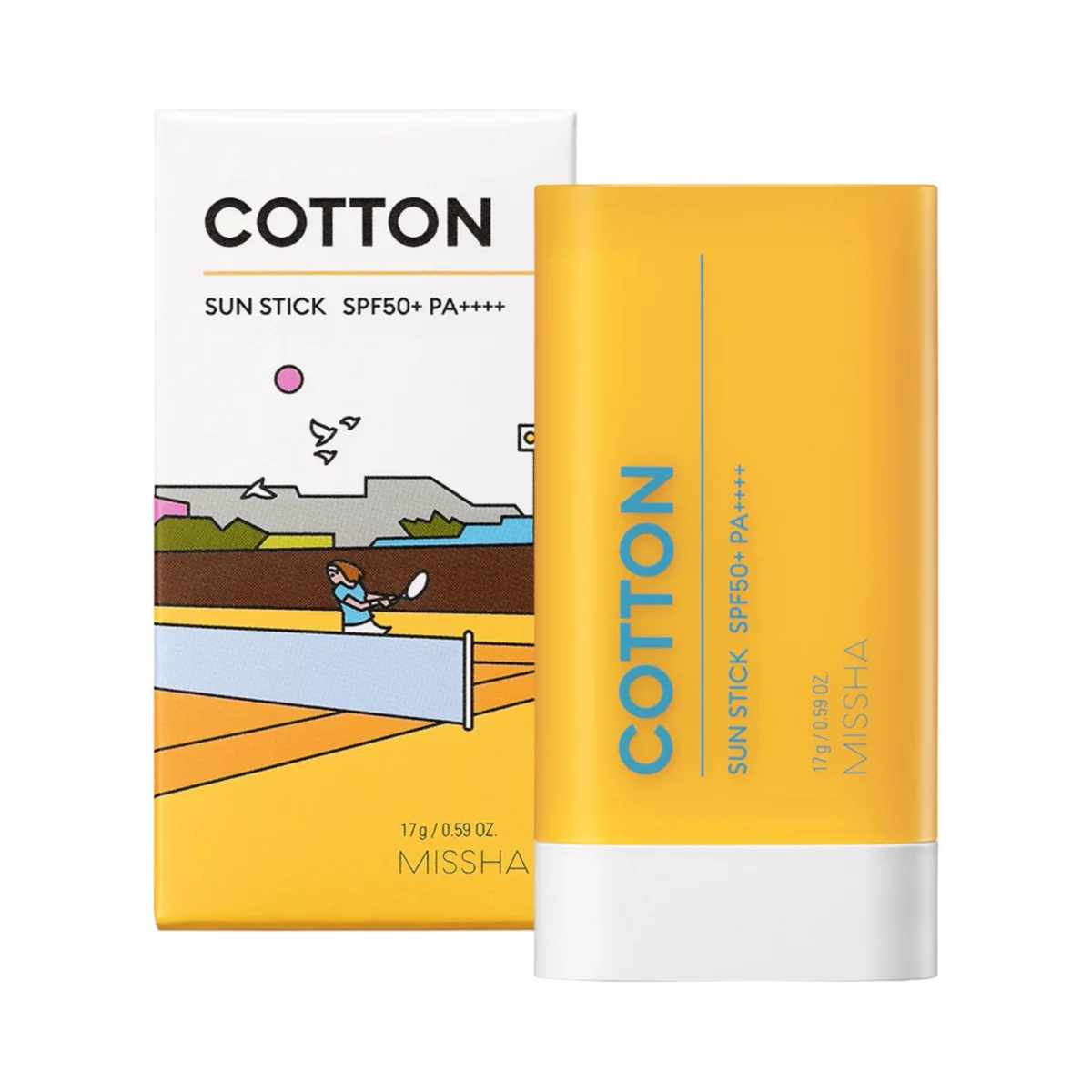All Around Safe Block Cotton Sunstick SPF50 PA++++ - 17g, 1pack