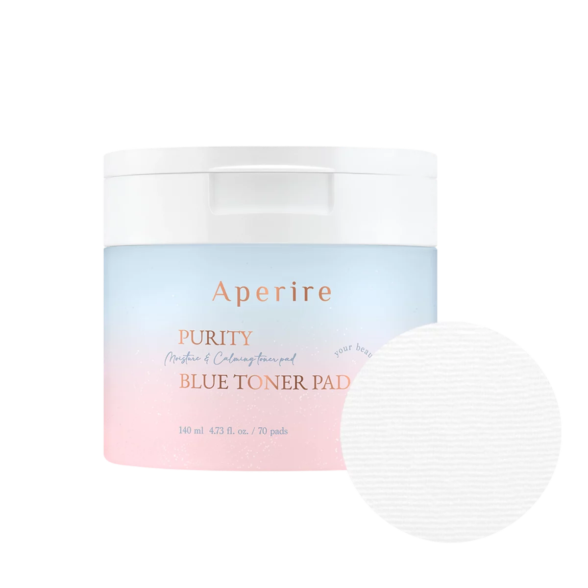 Pure Blue Toner Pad 140ml