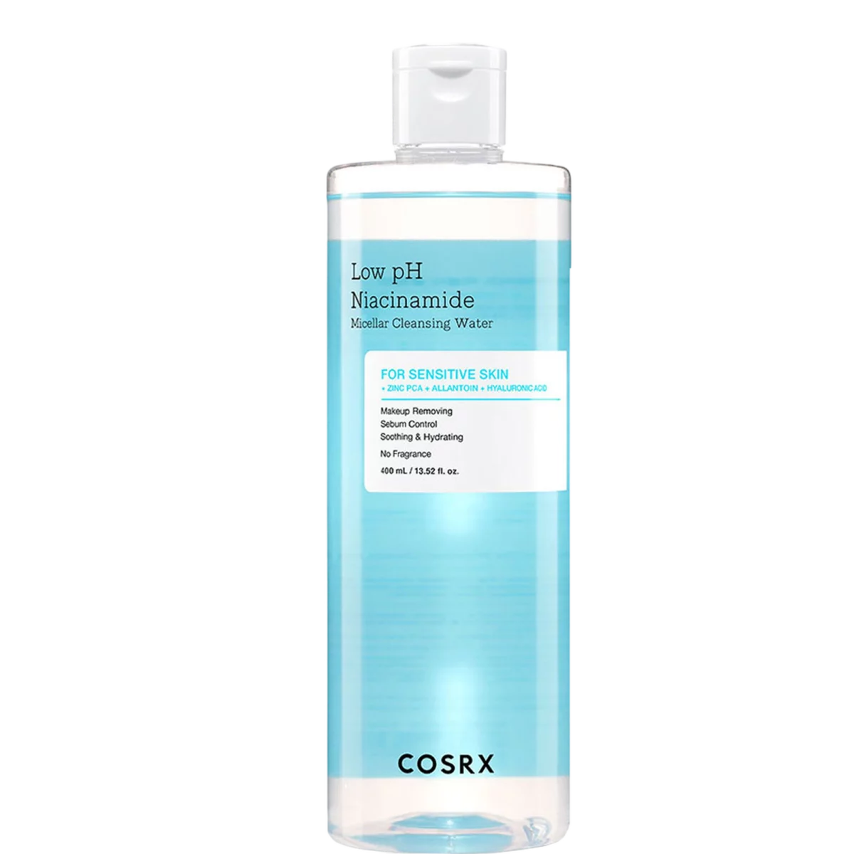 Low pH Niacinamide Micellar Cleansing Water - 400ml, 1pack