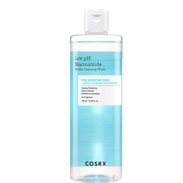 Low pH Niacinamide Micellar Cleansing Water - 400ml, 2packs