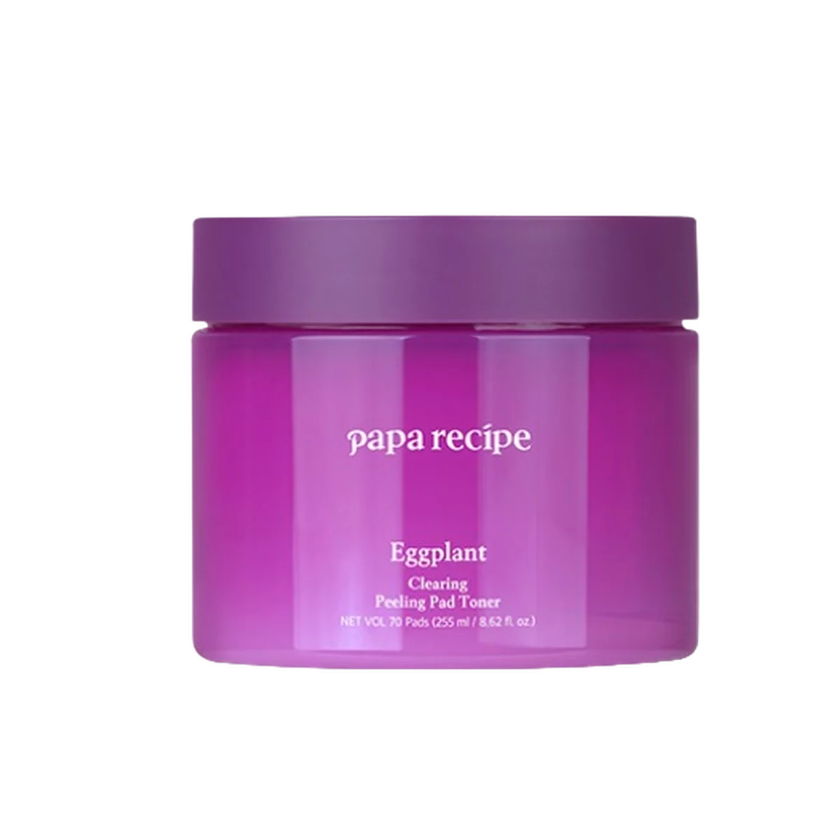 Eggplant Clearing Peeling Pad Toner 255ml - 70ea, 1pack
