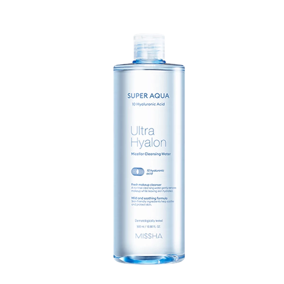 Super Aqua Ultra Hyaluronic Micellar Cleansing Water - 500ml, 1pack