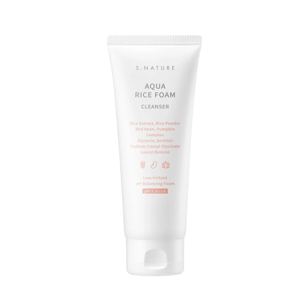 Aqua Rice Mild Acidic Cleansing Foam - 160ml, 1pack