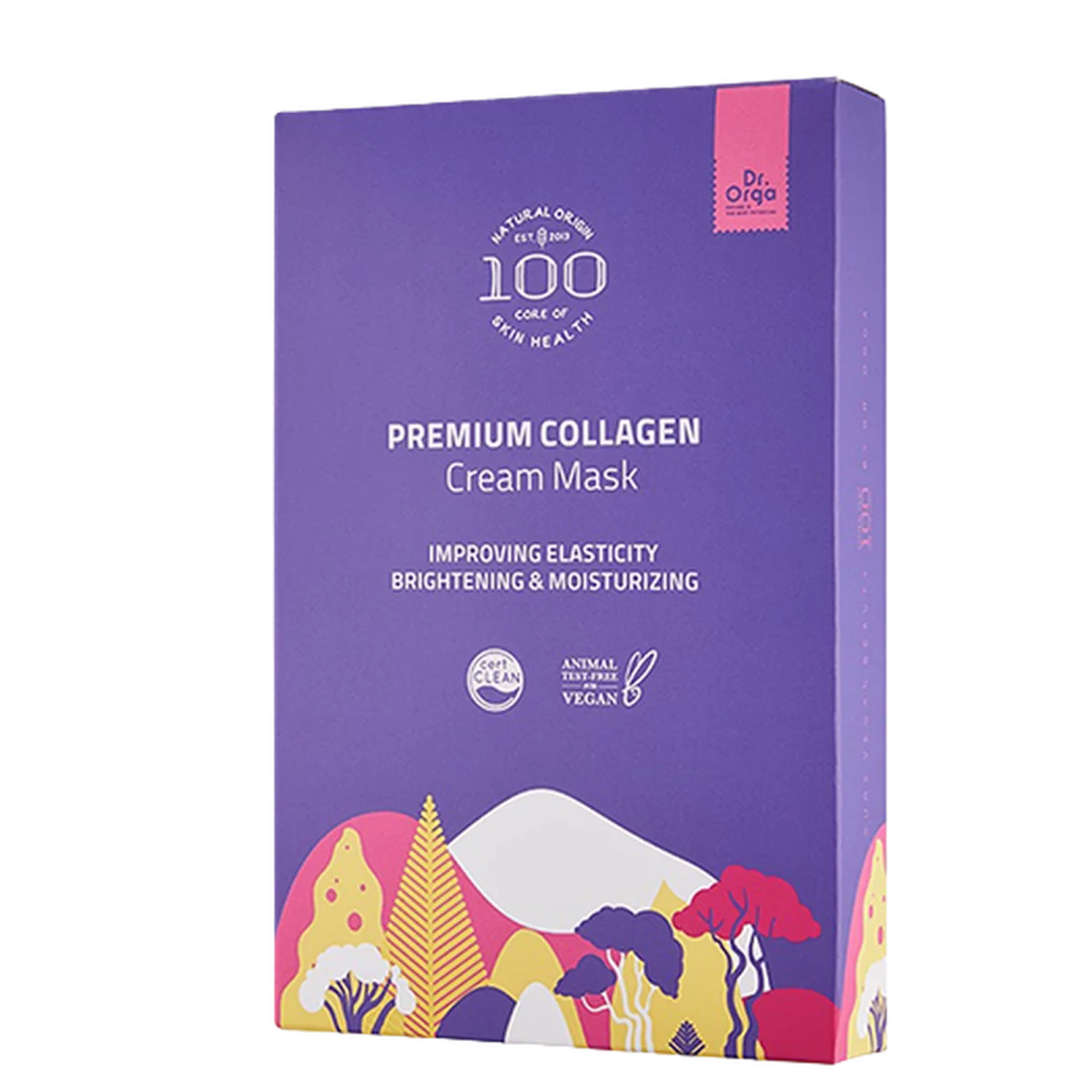 100 Premium Mugwort Collagen Cream Mask Pack