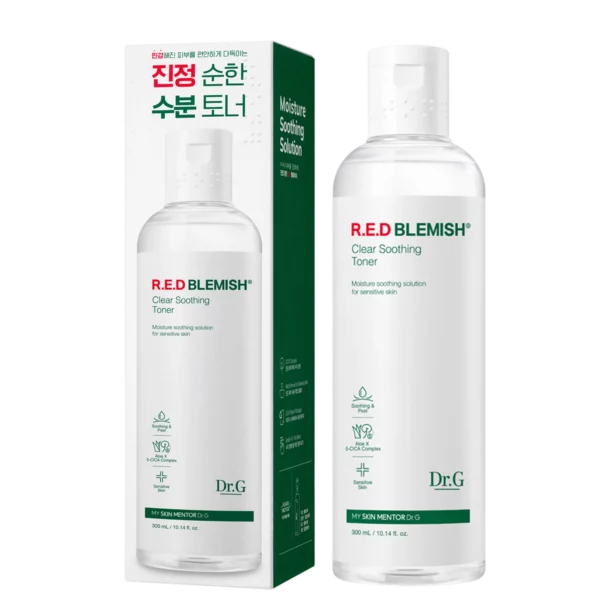 Red Blemish Clear Soothing Toner - 300ml, 1pack