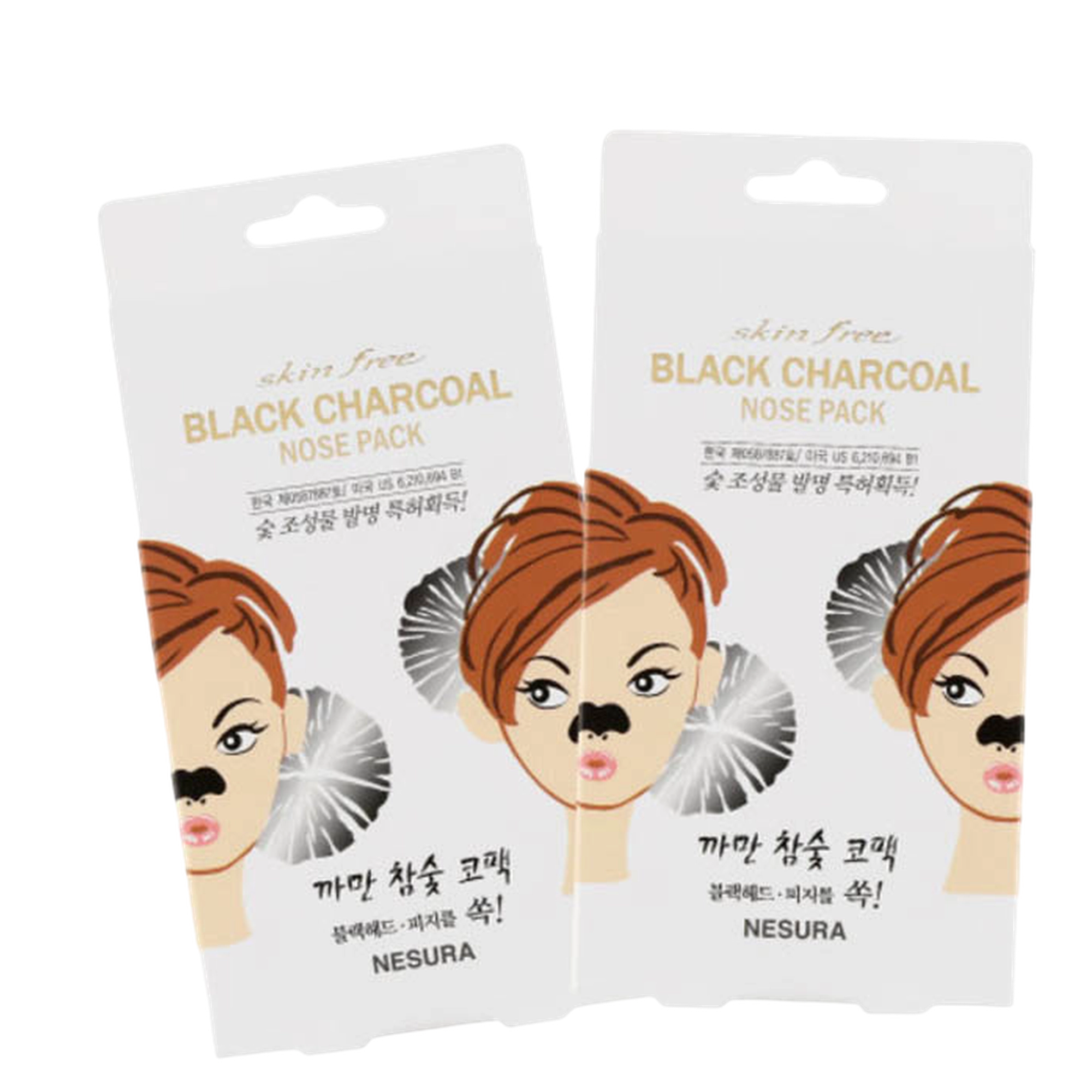 Skin Free Black Charcoal Nose Pack