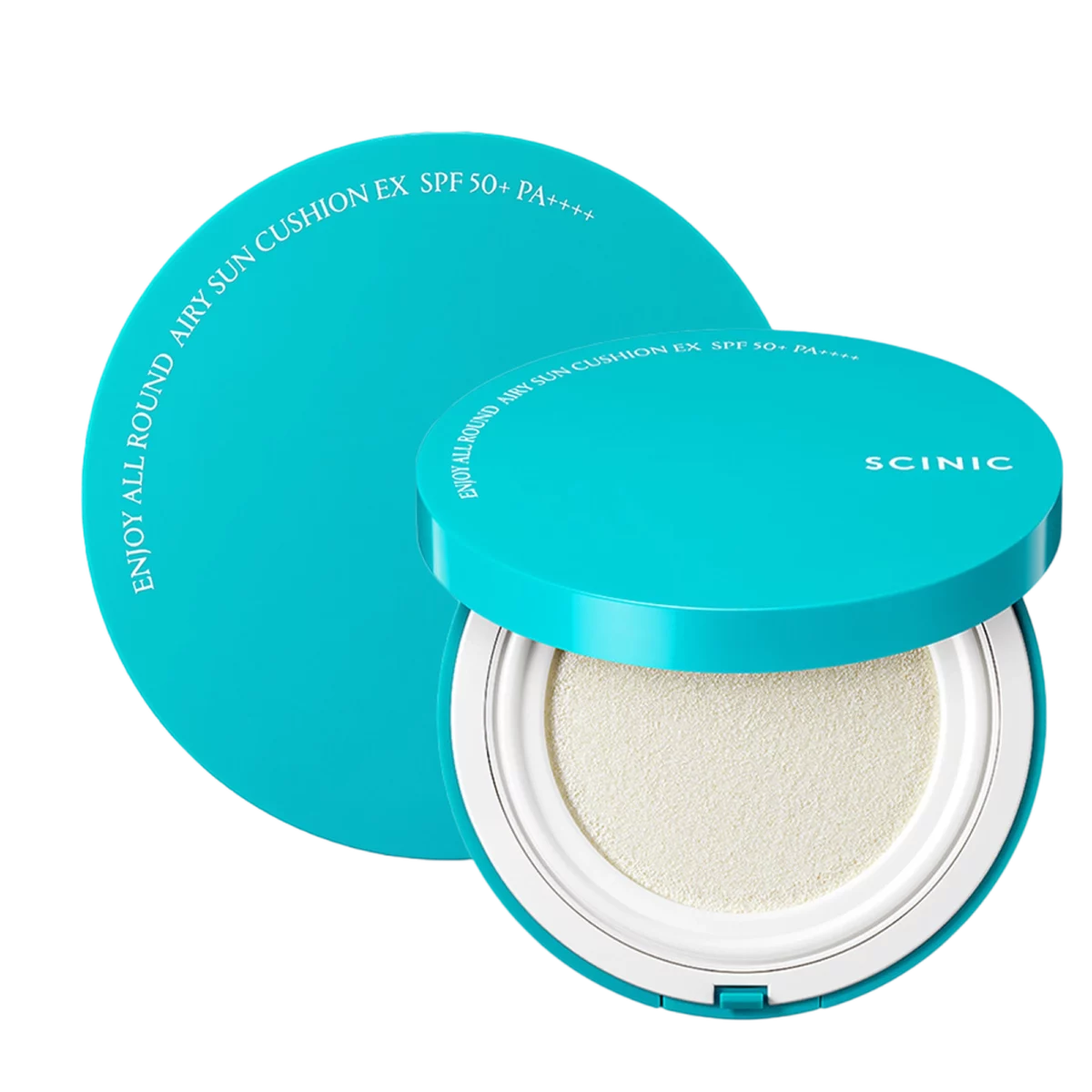 Enjoy All Around Airy Sun Cushion EX SPF50+ PA++++ - 25g, 2packs