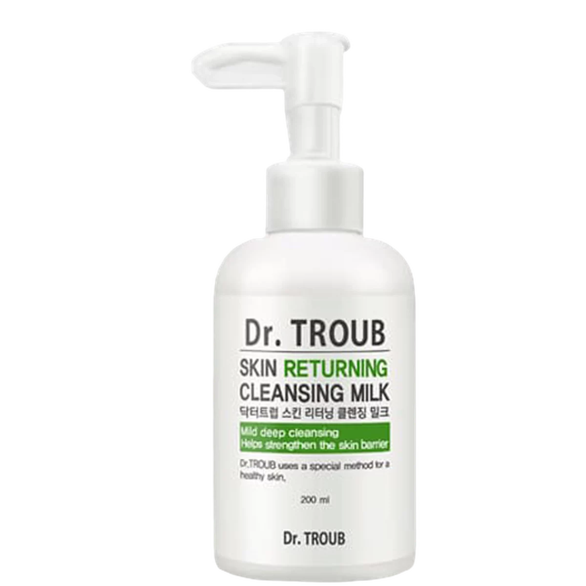Dr. Troub Skin Returning Cleansing Milk - 200ml, 1pack