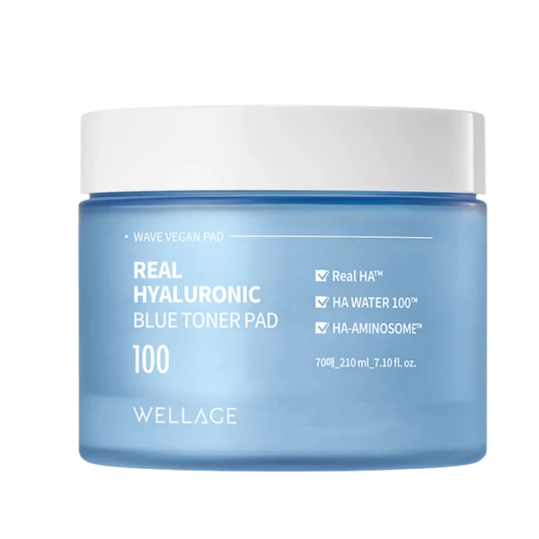 Real Hyaluronic Blue Toner Pad 210ml - 70ea, 1pack