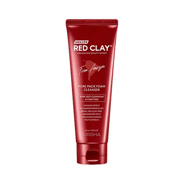 Amazon Red Clay and Pore Pack Foam Cleanser