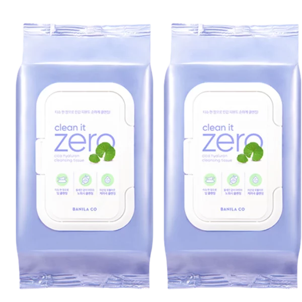 Clean It Zero Cica Hyaluronic Cleansing Tissue