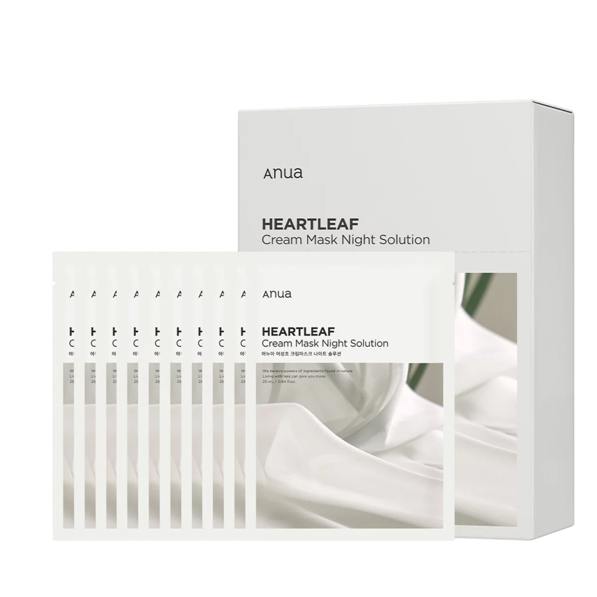 Hearleaf Soothing Moisturizing Barrier Strengthening Night Solution Cream Sheet Mask Pack 25ml