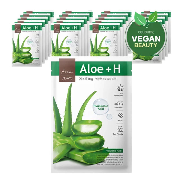 Seven Days Aloe H Soothing Moisturizing Mask Pack