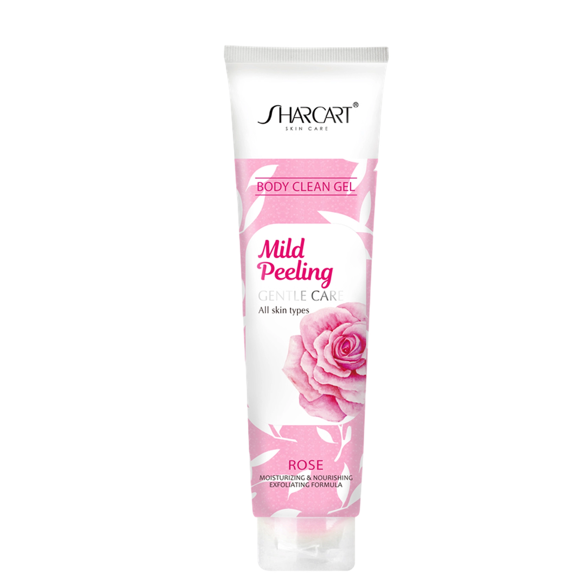 Face and Body Exfoliating Peeling Gel Rose Scent