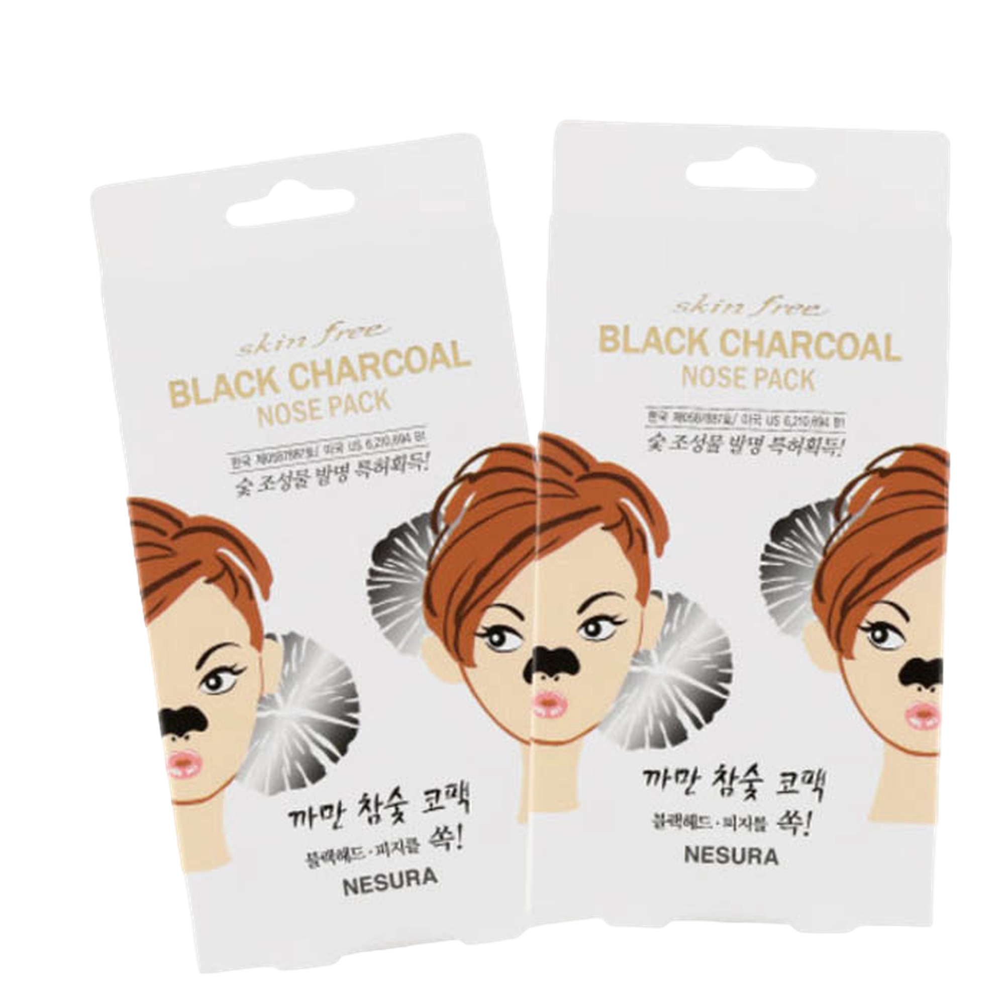 Skin Free Black Charcoal Nose Pack