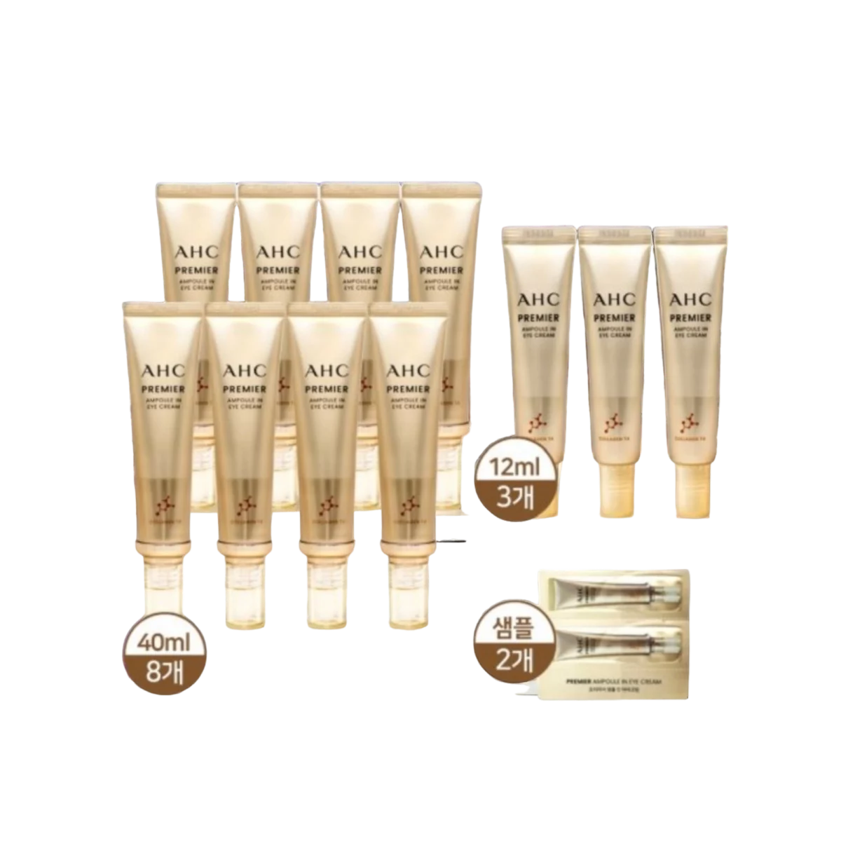 Eye Cream Season 11 Premier Ampoule in Eye Cream, 40ml 8pcs + 12ml 3pcs + 2 Sample Packs