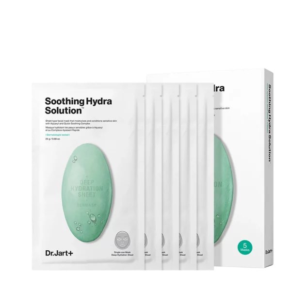 Waterjet Soothing Hydra Solution The Mask Sheet, 5 Sheets, 1 Pack