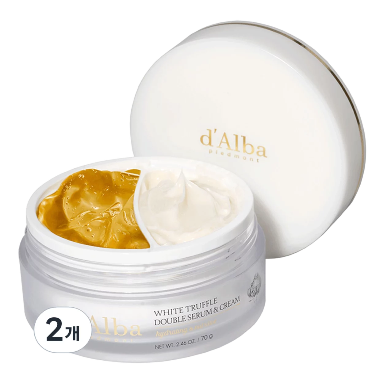 Vegan White Truffle Double Serum and Cream, 70g, 1pc - 70g, 2packs