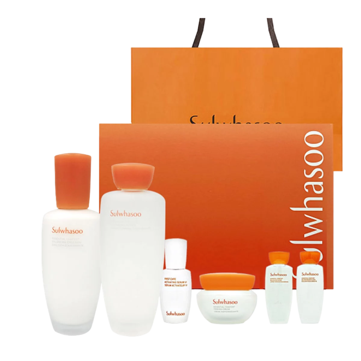 Two types of consonants set + shopping bag + one neck wrinkle pack - Skin lotion Mother's holiday gift