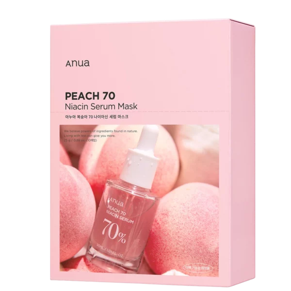 Peach 70 Niacin Serum Mask Pack, 10 Pieces, 1 Pack