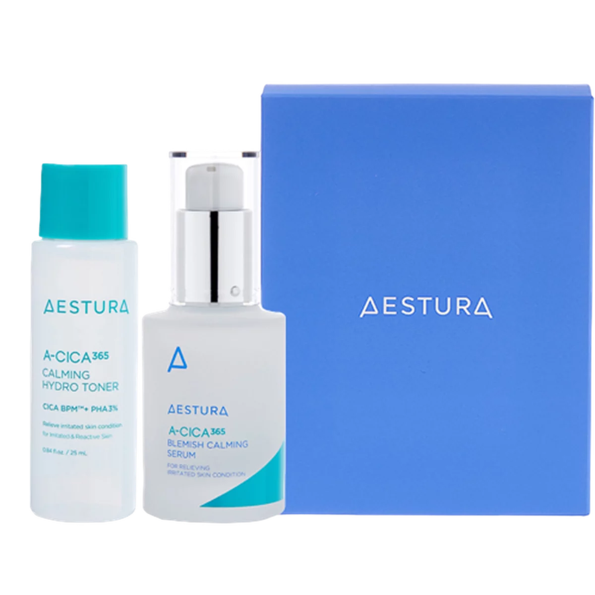 A-CICA 365 Calming Serum 25ml + Toner 25ml Set