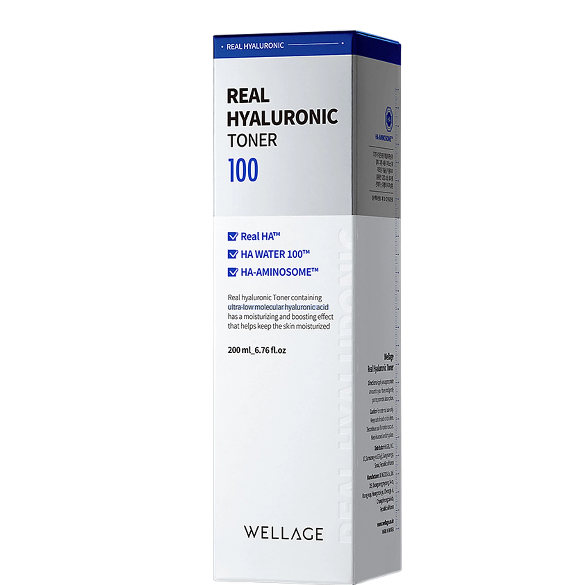 Real Hyaluronic 100 Toner, 200ml, 1 pack