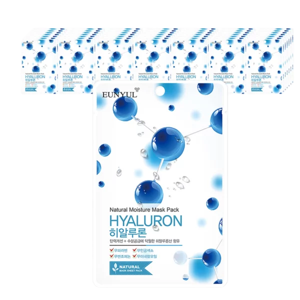 Natural Moisture Hyaluron Mask Pack, 1 piece, 50 packs