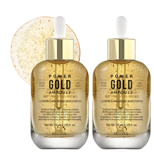 Power Repair Gold Ampoule, 50ml, 2packs