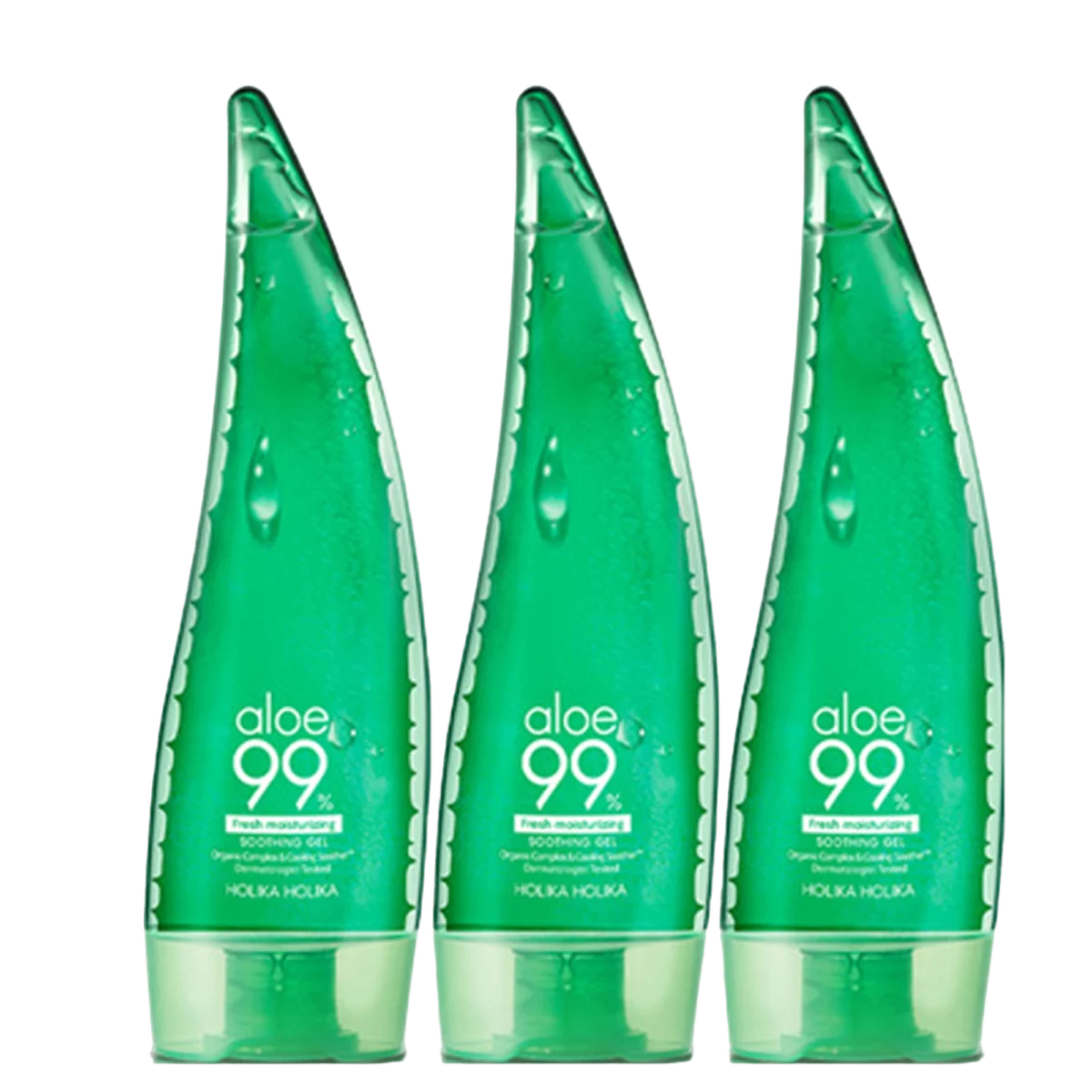 Aloe 99% Soothing Gel, 250ml, 2packs - 250ml, 3packs