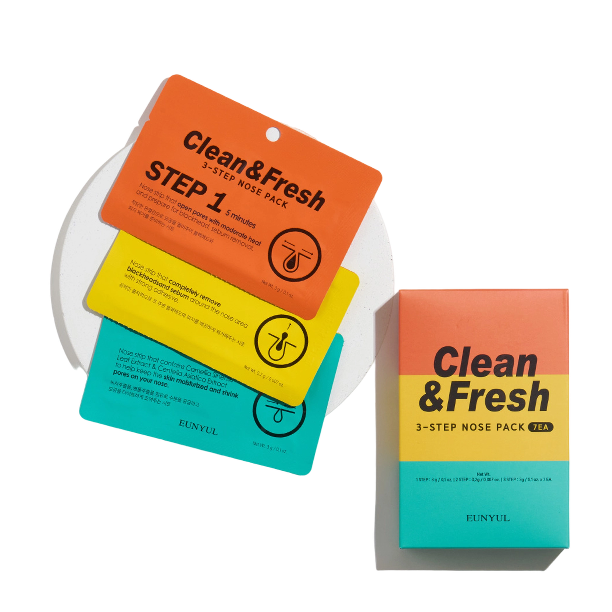 Clean & Fresh 3 Step Nose Pack 14packs