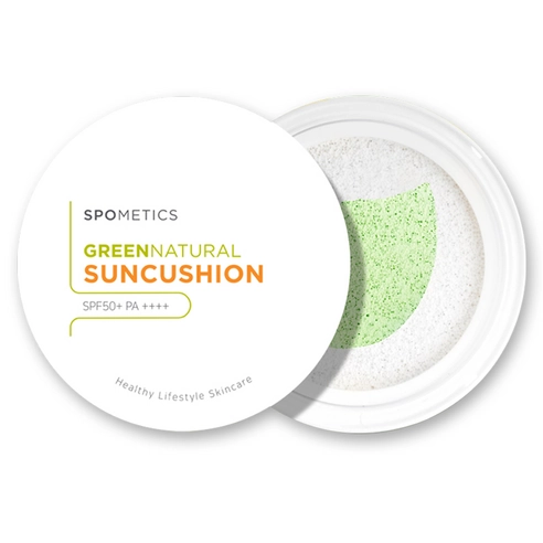 Green Natural Sun Cushion 25g Refill 1+1