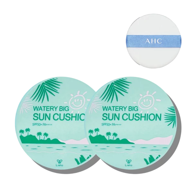 Sun Cushion 2024 Latest Watery Big Sun Cushion Jang Yoon-jeong (+Puff)