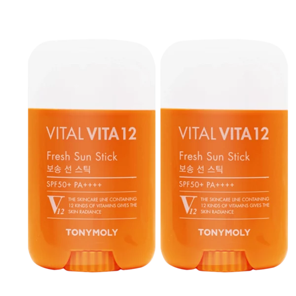 Vital Vita 12 Fresh Sun Stick SPF50+ PA++++ 22g - 22g, 2packs